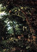Jan Breughel Paradise oil painting